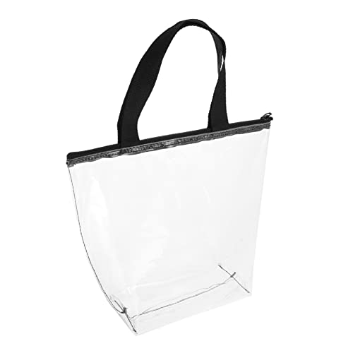 Beaupretty 4 Stück Transparente Reißverschlusstasche Frau Waschtasche Kulturbeutel Weiche Eva Tote-Einsatz-Organizer Klarsichtbeutel Stadion Zugelassen Kosmetik PVC Reisen Geldbörse von Beaupretty