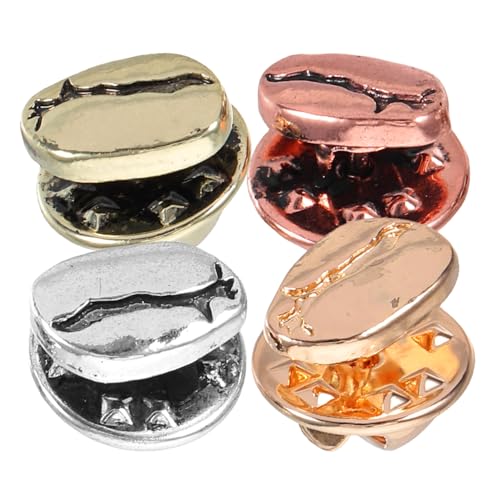 Beaupretty 4stücke Kaffeebohnenbrosche Aus Metall Mit Kreativem Design Legierungsbrosche Für Kleidung Taschen Jacken Rucksäcke Und Mützen Als Dekoration von Beaupretty