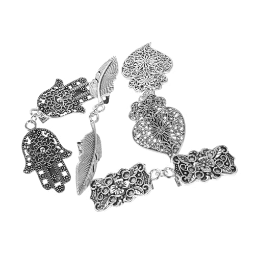 Beaupretty Vintage Pullover Clips 4 Stück Zinklegierung Schal Clips für Frauen Vielseitige Cardigan Broschen Strapazierfähig und von Beaupretty