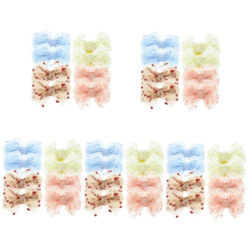 Beaupretty 40 Stk Tüll Schmetterling Haarspange Haarschmuck für Babys Haarschleifen für Mädchen 4-6 kinder haarschmuck geschenke für kinder Haarspangen Haarklammer Mädchen Haarschleife Süss von Beaupretty