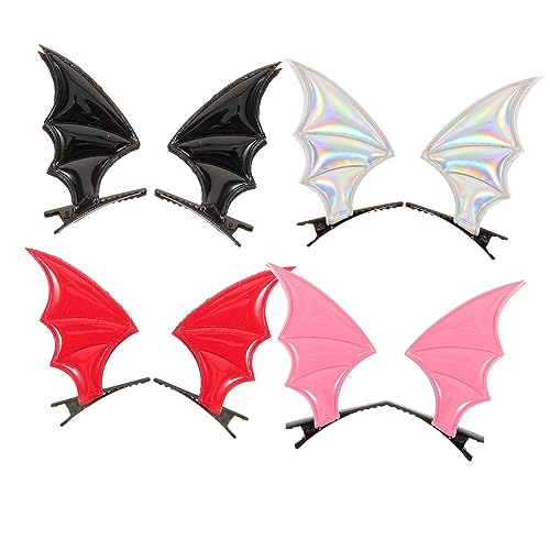 Beaupretty 40 Stk Gothic-haar-accessoires Fledermaushaarspangen Klein Fledermausohren Stirnband Mit Teufelshörnern Fledermaus Haarspange Kawaii-haar Stoff Halloween Fledermausflügel Kind von Beaupretty