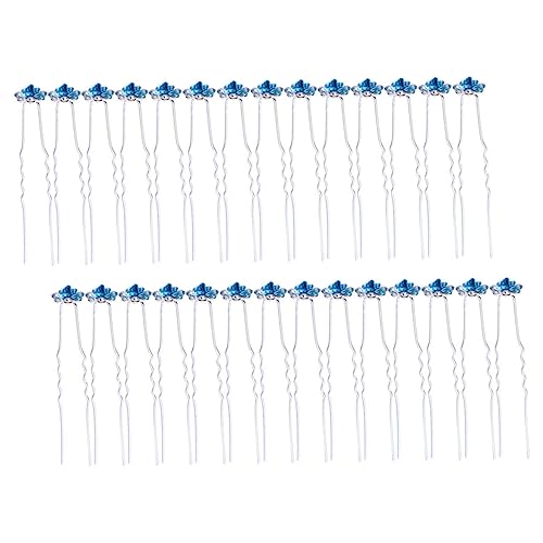 Beaupretty 40 Stück Teiliges Haarnadel mit Funkelnden Strassrosen Haarforken für Brautfrisuren Festlicher Haarschmuck Hochzeit Sicherer für Damen und Mädchen Modisches Accessoire von Beaupretty