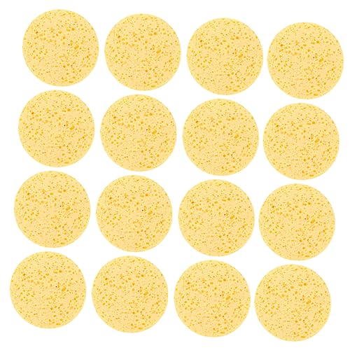Beaupretty 40stücke Natürlicher Kosmetischer Puff Runder Gesichtswaschschwamm Hautpflegeschwamm Make-up Entferner Werkzeug von Beaupretty