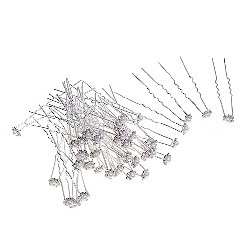 Beaupretty 40stücke Perlen-haarspangen Mit Strasssteinen Haarklammern Für Hochzeit Blumenhaarnadel Perlenhaarnadel Haarkralle Dekorativer Haarschmuck Für Damen Und Mädchen von Beaupretty