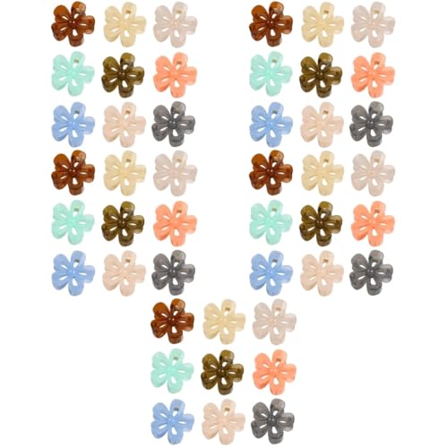 Beaupretty 45 Stk Clip-haar-accessoires Haarspangen Aus Mattem Gelee Haarklammer Clips Blumenhaarspangen Für Frauen Kleine Blumenhaarklammer Krake Pferdeschwanz Plastik Süss Mädchen von Beaupretty