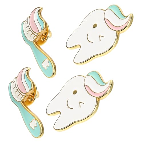 Beaupretty 4stücke Zahn Zahnbürste Pin Ästhetische Brosche Für Jacken Taschen Hüte Kleidungsaccessoires Beaupretty 4stücke Zahn Zahnbürste Pin Ästhetische Brosche Für Jacken Taschen Hüte Kleidungsaccessoires von Beaupretty