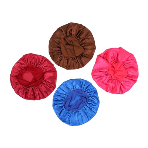 Beaupretty 4Stücke Elastische für Frauen Hochqualitative Chemo Haarkappen für Hausgebrauch Haar Reduzieren Haarschäden Beim Schlafen von Beaupretty