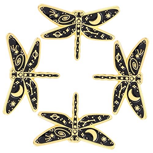 Beaupretty 4stücke Libellen Brosche Cartoon Design Emaille Damen Anstecknadel Schmuck Brosche Clip Für Kleidung Dekoration von Beaupretty