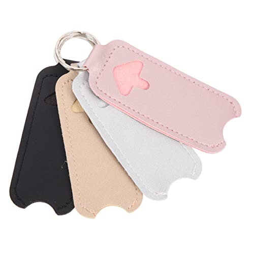Beaupretty 4stücke Aufbewahrung Für Lippenstifte Halter Aus Pu-Material Tragbarer Lippenstifthalter Mit Schlüsselbund Lippenstifthülse Für Reisen Camping Und Partys von Beaupretty