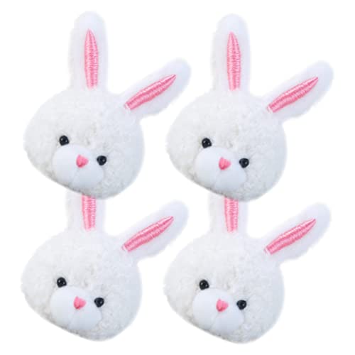 Beaupretty 4stücke Plüsch Kaninchen Brosche Diy Handyhülle Decor Handwerk Brosche Kaninchen Plüschtiere Ausgestopfter Hase Stofftier von Beaupretty