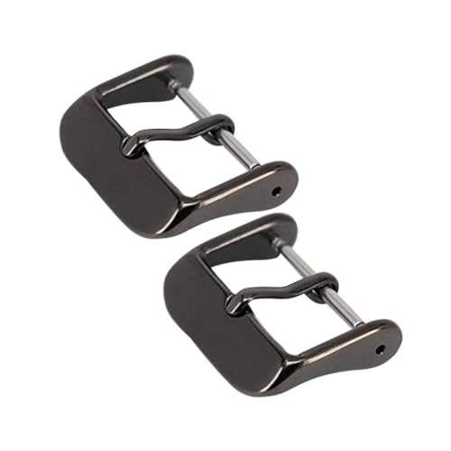 Beaupretty 4stücke Edelstahl-uhrenverschluss Dornschließe Uhrenwerkzeug Schwarz Kompatibel Mit Leder- Silikon Elektronik-uhrenarmbändern Installieren Langlebig Und Robust von Beaupretty