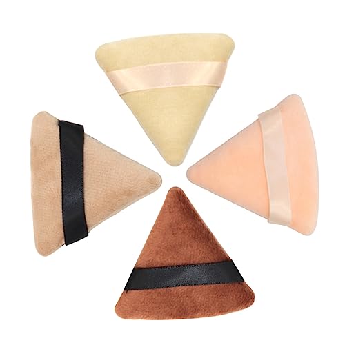 Beaupretty 4stücke Dreieck Make-up Kissen Gesichts Pulver Kissen Kosmetikkissen Für Foundation Concealer Puder Waschbar Hautfreundlich von Beaupretty