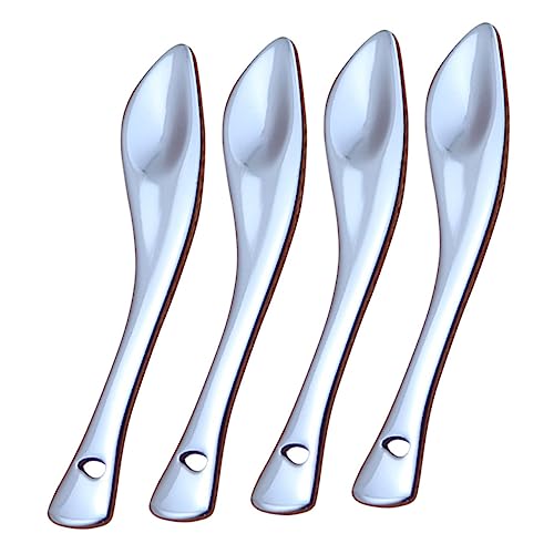 Beaupretty 4stücke Kosmetik Löffel Wiederverwendbare Spatel Für Gesichtscreme Augencreme Und Lotionen Hochwertige Langlebige Metallkosmetikwerkzeuge Für Saubere Anwendung von Beaupretty