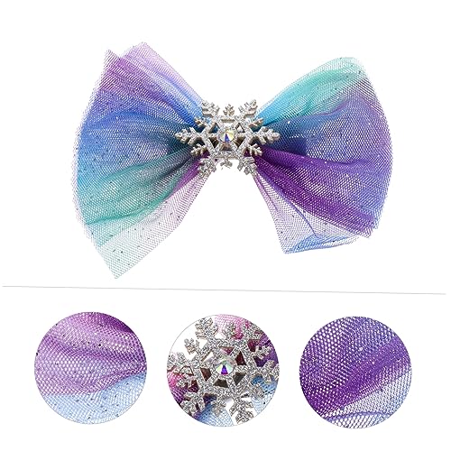 Beaupretty 4stücke Schneeflocke Weihnachten Haarspangen Bogen-knoten Haarnadeln Für Frauen Schneeflocken-dekor Haarbarrettes Weihnachtsschmuck Zubehör Für Alltag Und Feiern von Beaupretty