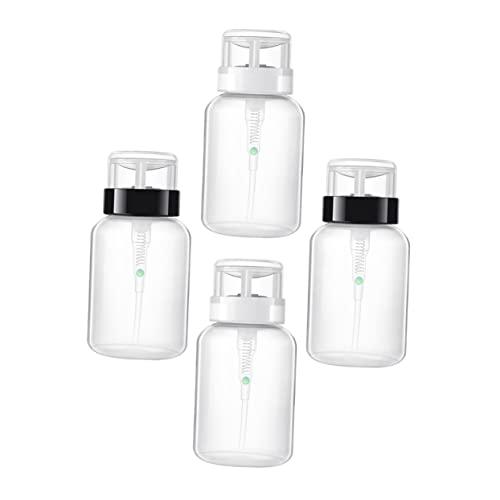 Beaupretty 4stücke Teiliges Nagellackentferner Druckflaschen Leere Plastikflaschen Für Nagellack Make-up Entferner Und Flüssigkeiten Für Nagelkunst Und Kosmetikanwendungen von Beaupretty