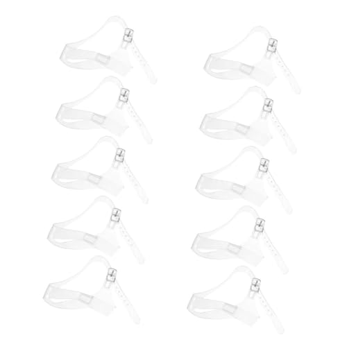 Beaupretty 5 Paare Transparente Elastische High Heel Rutsch Schuhriemen aus Tpu mit Dreieckiger Struktur für Sicheren Halt bei Alltag Hochzeit und Party von Beaupretty