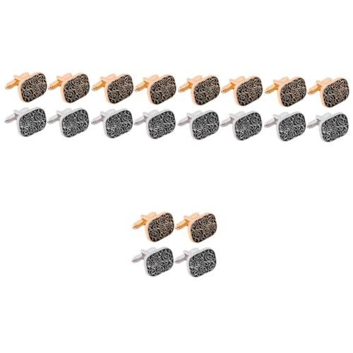Beaupretty 5 Sätze Herren Manschettenknöpfe Vintage Cufflinks Retro Design Stilvolle Hemdknöpfe Für Hochzeiten Anzüge Besondere Anlässe 2 Paare * 5 von Beaupretty