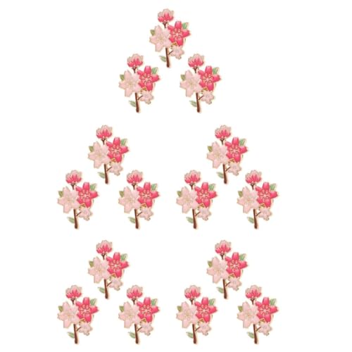 Beaupretty 5 Sätze Kirschblüten Broschen Niedliche Metall Anstecknadeln Für Hüte Taschen Und Kleidung Blumenmuster Brosche Für Stilvolle Outfits 3 Stück * 5 von Beaupretty