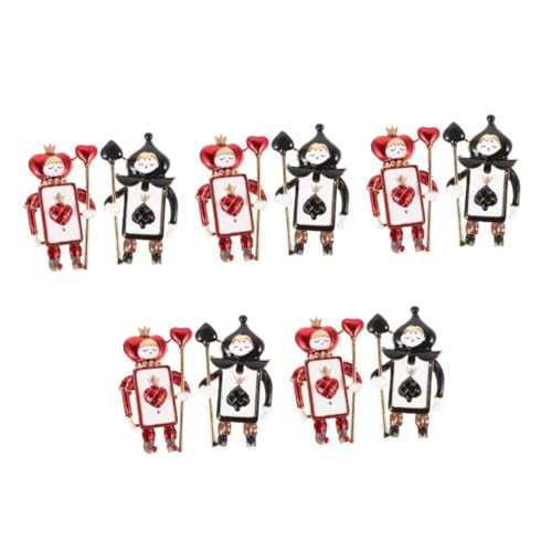 Beaupretty 5 Sätze Soldaten Broschen Retro Anstecknadeln Rot Für Kleidung Schals Hüte Festliche Weihnachtsaccessoires Für Damen Herren Kreative Modepins 2 Stück * 5 von Beaupretty