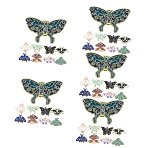 Beaupretty 5 Sätze Tierbroschen Set Hübsche Emaille Anstecknadeln Für Kleidung Taschen Und Hüte Accessoire Für Halloween Geburtstage Und Besondere Anlässe 10 Stück * 5 von Beaupretty