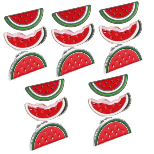 Beaupretty 5 Sätze Wassermelonen Brosche Teiliges Cartoon Anstecknadel Niedliche Clips Für Kleidung Modisches Accessoire Für Frauen Männer Für Sommeroutfits Einfach Zu Verwenden 3 Stück * 5 von Beaupretty