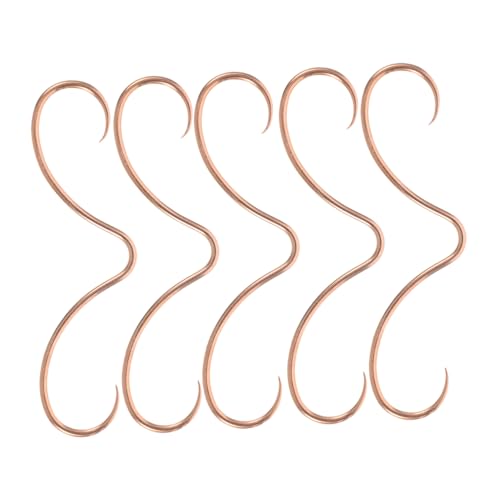 Beaupretty 5 Stück Metall Septum Piercing Nasenringe mit Einzigartigem Schnurrbart design Edelstahl Unauffällig und Komfortabel Modischer Körperschmuck für Männer und Frauen von Beaupretty
