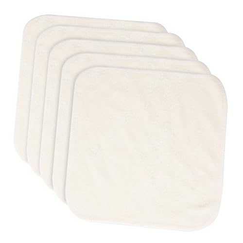 Beaupretty 5 Stück Peeling Waschlappen aus Bambusfaser Wiederverwendbare Gesichtsreinigungstücher Saugfähige Handtücher für Körperpflege und Maschinenwaschbar von Beaupretty