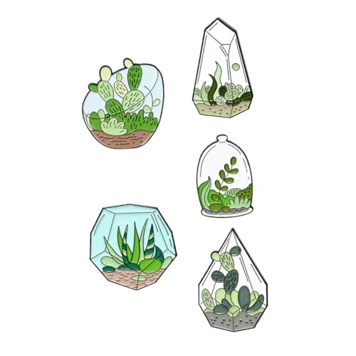 Beaupretty 5 Stück Mode Broschen Im Pflanzen Design Kreative Brosche Aus Legierung Langlebig Und Vielseitig Für Damenbekleidung Schicke Accessoires Für Taschen Und Schals von Beaupretty