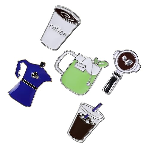 Beaupretty 5 Stücke Kreative Brosche Für Kleidung Und Rucksack Dekorative Anstecknadel Aus Legierung Cartoon Motiv Einzigartiges Design Für Damen Modisches Accessoire von Beaupretty