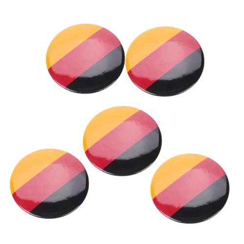 Beaupretty 5 Stück Deutschland Flaggen Broschen Legierungs Clips Für Kleidung Anstecknadel Für Männer Und Frauen Hochzeits Und Party Dekoration Zarte Kragenclips Für Anzüge Und Jacken von Beaupretty