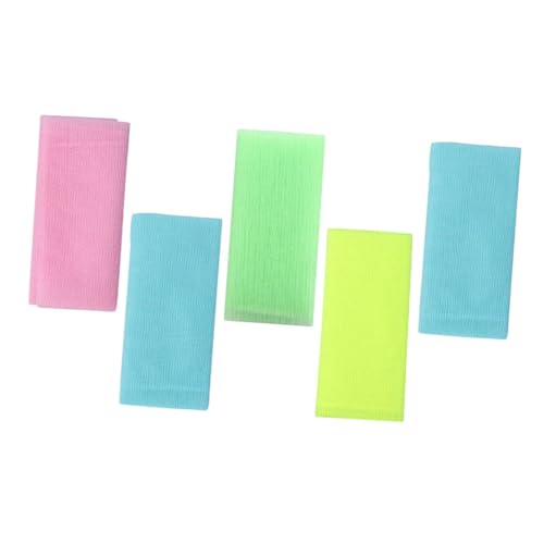 Beaupretty 5 Stücke Schäumendes Peelinghandtuch Rückenpeelingtuch für Körperreinigung Exfoliating Badetuch für Zuhause und Reisen von Beaupretty