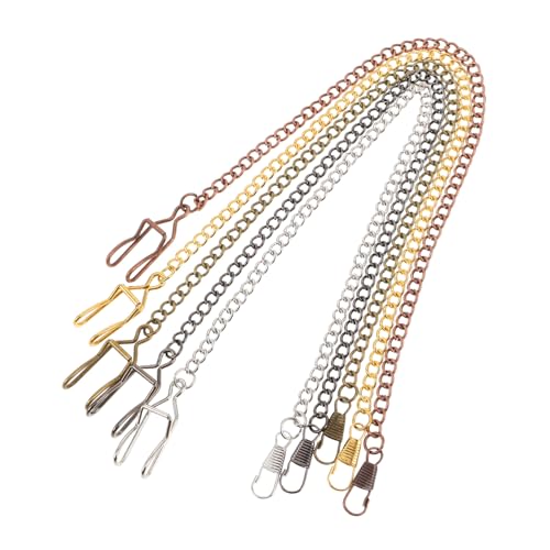 Beaupretty 5 Stück Teiliges Retro Taschenuhr Ketten aus Robustem Metall Langlebige Taschenuhr Kette für Herren Vielseitige Jeans Weste Kette für Hochzeit Business und Freizeit von Beaupretty