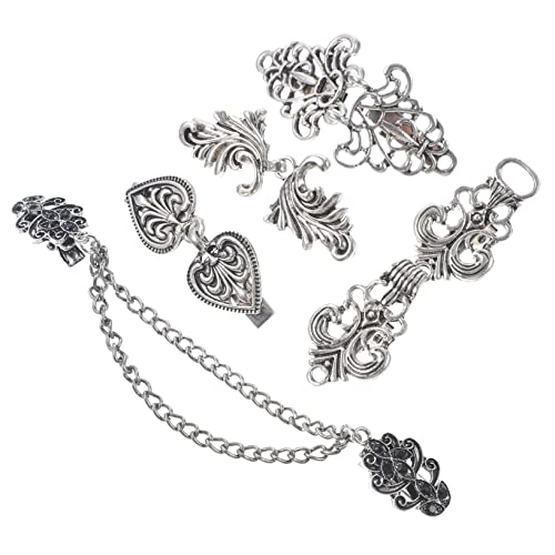 Beaupretty 5 Stück Teiliges Set Vintage Swirl Clips für Pullover und Cardigans Umhang Verschlüsse für Damen Vielseitige Klammern für Verschiedene Anlässe und Outfits von Beaupretty