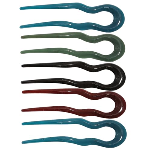 Beaupretty 5 Stück Teiliges U Förmiges Haarnadel für Damen Große Retro Haarstäbe in Verschiedenen Farben Vielseitiger Haarschmuck für Dutt Frisuren Klassisches Design für Festen Sitz und von Beaupretty