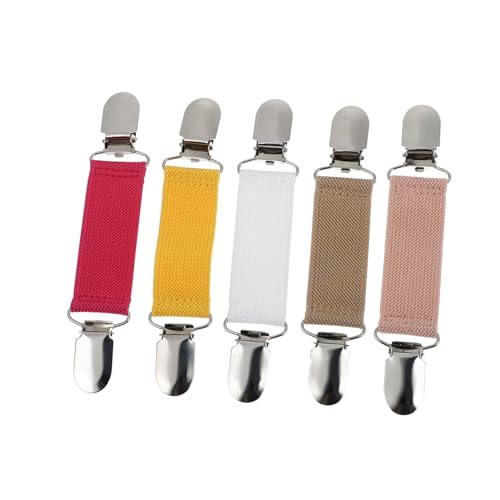 Beaupretty 5 Stück Teiliges Unisex Schal und Kragenclips aus Hochwertigem Legierungs und Polyester Material Langlebig Schlichtes Design Vielseitig für Pullover Strickjacken und Kleidung von Beaupretty