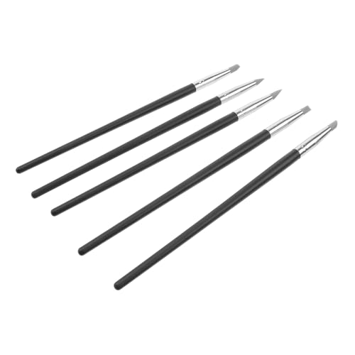Beaupretty 5 Stück Teiliges Weiche Gummispitze Modellierstifte für Modellierung Skulptur Basteln Leichtes Langlebiges Design für Präzise Striche und Vielseitige Maltechniken von Beaupretty