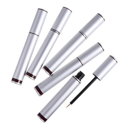 Beaupretty 5 Stk Wimpernwachstumsserum Tube Eyeliner-tuben Eyeliner-fläschchen Wimpernröhrchen Fläschchen Flasche Mascara-behälter Rizinusölrohr Zauberstab Bilden Plastik Reisen Einstellen von Beaupretty