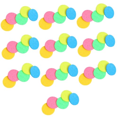 Beaupretty 50 Stück Runde Make up Entferner Schwämme aus Zellulose Dicke Reinigungsschwämme für Gesicht Hautfreundliche Foundation Cleansing schwämme Vielseitig für Tägliche von Beaupretty