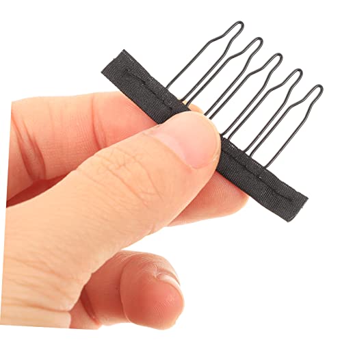 Beaupretty 50 Stück Teiliges Perückennetz Befestigungsclips aus Vielseitige Haarnetz Kämme für Professionelle und Private Nutzung Sicherer Kopfhautverletzung Geeignet für Damen und Herren von Beaupretty