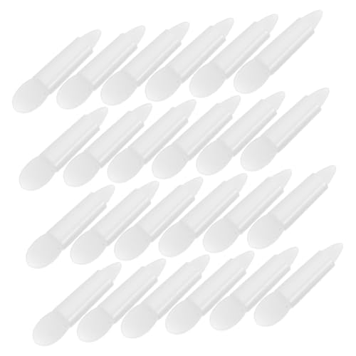 Beaupretty 50stücke Silikon-peeling-lippenpinsel Mit Großem Glitzer-lidschatten-applikator Wiederverwendbare Make-up-applikatorstifte Für Cremige Oder Flüssige Farben Leicht Zu Reinigen von Beaupretty