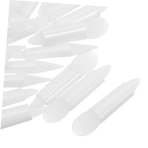 Beaupretty 50stücke Silikon-make-up-applikatorstifte Mit Doppelseitigem Design Für Cremige Oder Flüssige Lidschatten Und Lippenfarben Wiederverwendbare Pinsel Für Professionelle Anwendung von Beaupretty