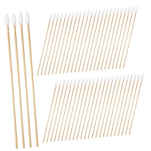 Beaupretty 500stücke Präzisions-wattestäbchen Mit Spitze Baumwolle Tupfer Für Make-up Entfernung Reinigungstupfer Tupfer Wattestäbchen Für Elektronik Nagel von Beaupretty