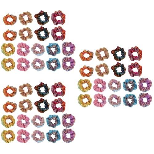 Beaupretty 54 Stk Haar Ring Mit Verlauf Meerjungfrau-haargummi Scrunchie in Bonbonfarbe Haargummis Für Mädchen Haargummis Mit Farbverlauf Tie-dye-haargummis Haarschmuck Metall Haarseil von Beaupretty