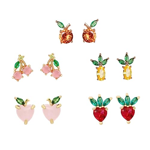 Beaupretty 5paare Edle Damen-ohrhänger Dekorative Modische Ohrringe Kreative Ohrschmuck Mit Paaren Stilvolle Ohrhänger Für Frauen von Beaupretty