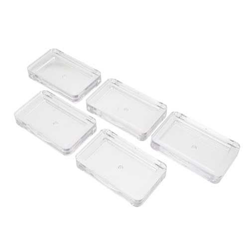 Beaupretty 5stücke Transparente Augen Schatten Boxen Für Blusher Kosmetik Lagerung Tragbare Leere Make-up Behälter Für Reisen Und Outdoor Nutzung Lidschatten Paletten Organizer Und von Beaupretty
