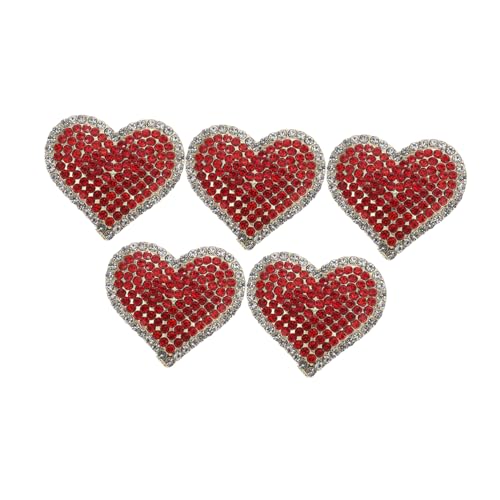 Beaupretty 5Stücke Rote Herz Strass Brosche Teiliges für Damen Legierung Herzförmige Anstecknadel für Elegantes Outfit für Valentinstag und Kreative Dekoration von Kleidung Taschen Beaupretty 5Stücke Rote Herz Strass Brosche Teiliges für Damen Legierung Herzförmige Anstecknadel für Elegantes Outfit für Valentinstag und Kreative Dekoration von Kleidung Taschen von Beaupretty