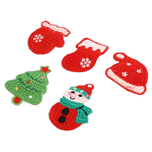 Beaupretty 5st Weihnachtshaarspangen Weihnachtliches Haar-accessoire Schneemann Haarspange Weihnachtsfeier Haarspange Weihnachten Weihnachtsmann Haarspange Partytasche Stoff Garn Kind von Beaupretty