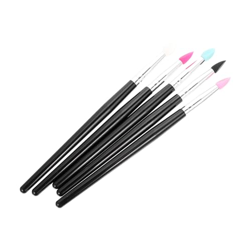 Beaupretty 5stücke Lidschatten Pinsel Mit Damen Lippenstift Augen Make-up Pinsel Antihaft Kosmetikpinsel Aus Silikon Für Beauty-zubehör von Beaupretty