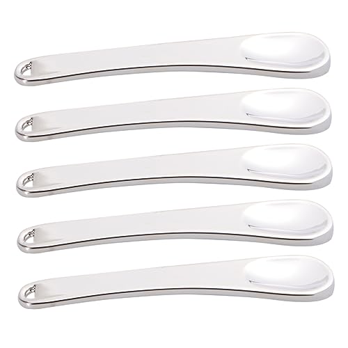 Beaupretty 5stücke Metallspatel Für Kosmetik Mini-make-up-löffel Aus Metall Beauty-scoop Für Gesichtskosmetik Und Maske Mit Kleinem Zum Aufhängen Einfach Zu Reinigen Tragen von Beaupretty