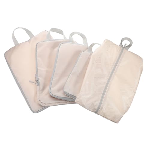 Beaupretty 5stücke Reise-packwürfel Set Mit Kompression Aufbewahrungstaschen-Set Für Kleidung Schuhe Und Toilettenartikel Leicht Vielseitig Für Männer Und Frauen von Beaupretty